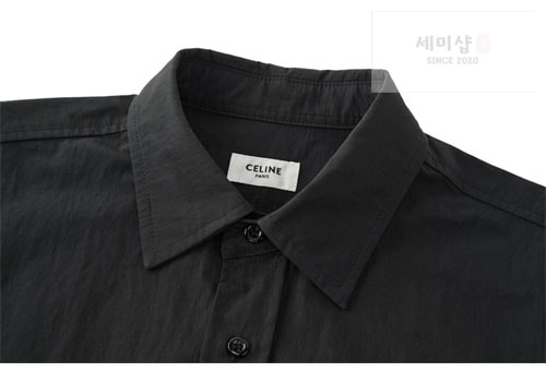 C E L I N E 셀린느 24ss 트리옹프 로고 자수 린넨 셔츠 의류 10번 이미지