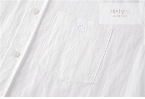 C E L I N E 셀린느 24ss 트리옹프 로고 자수 린넨 셔츠 의류 17번 이미지