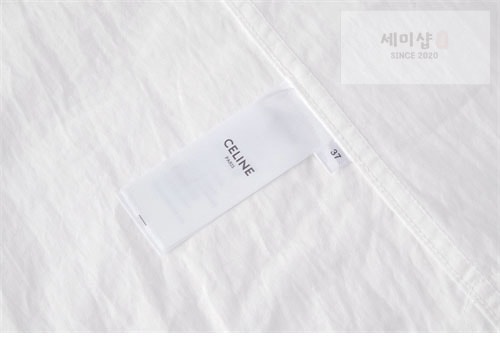 C E L I N E 셀린느 24ss 트리옹프 로고 자수 린넨 셔츠 의류 23번 이미지