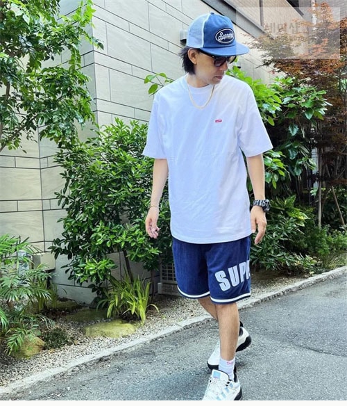 Supreme 슈프림 울트라스웨이드 메쉬 숏 팬츠 네이비 의류 2번 이미지