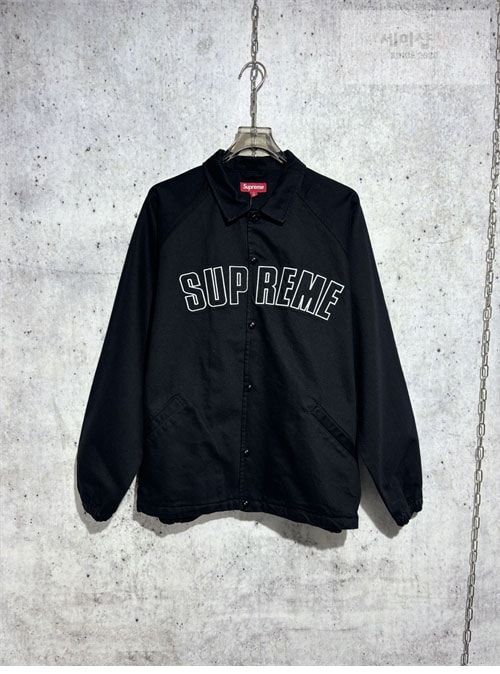 Supreme 슈프림 24SS 아크 데님 코치 자켓 블랙 의류 4번 이미지