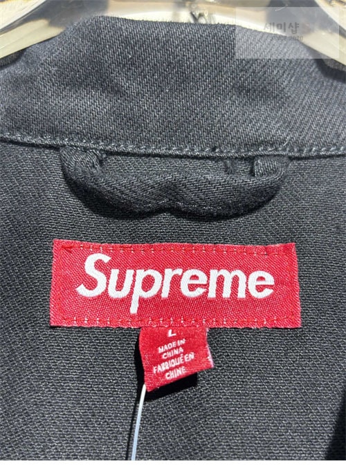 Supreme 슈프림 24SS 아크 데님 코치 자켓 블랙 의류 17번 이미지