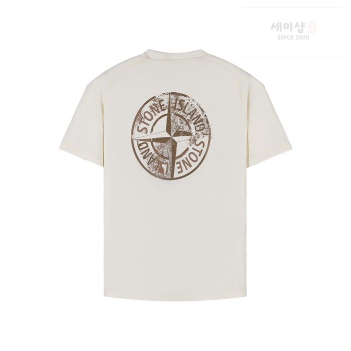 Stone Island 스톤아일랜드 로고 코튼 반팔 티셔츠 의류 4번 이미지