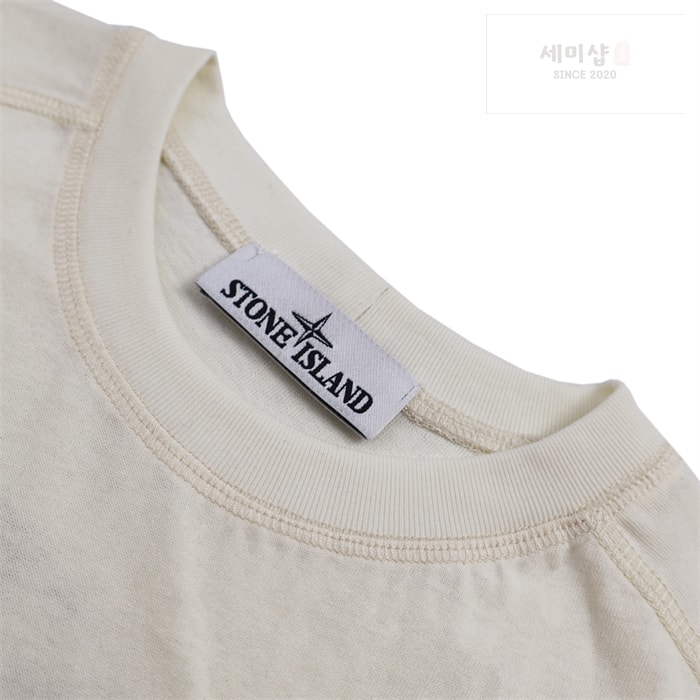 Stone Island 스톤아일랜드 로고 코튼 반팔 티셔츠 의류 5번 이미지