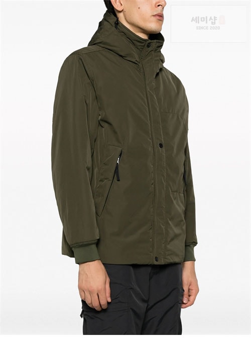 Stone Island 스톤아일랜드 마이크로 트윌 프리마로프트 후드 자켓 의류 1번 이미지