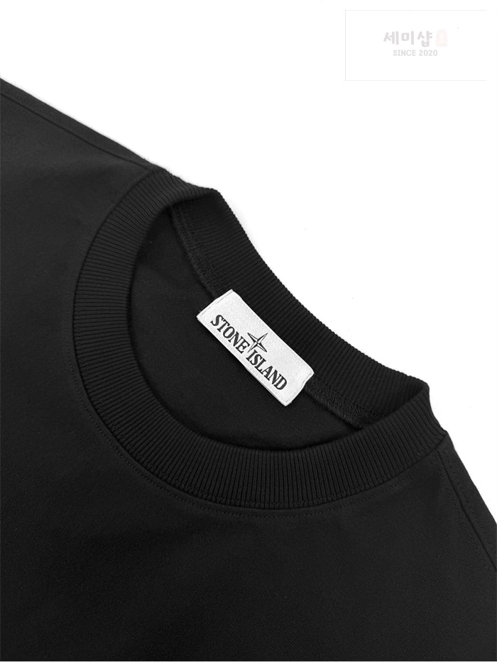 Stone Island 스톤아일랜드 오가닉 코튼 피사토 이펙트 저지 반팔 티셔츠 의류 5번 이미지