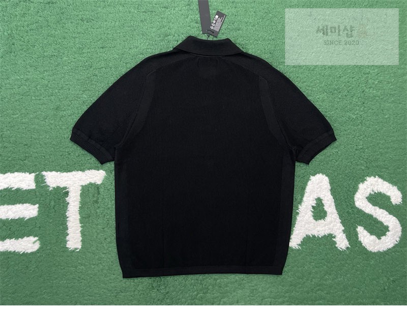 Stone Island 스톤아일랜드 오가닉 코튼 피케 폴로 셔츠 블랙 의류 7번 이미지