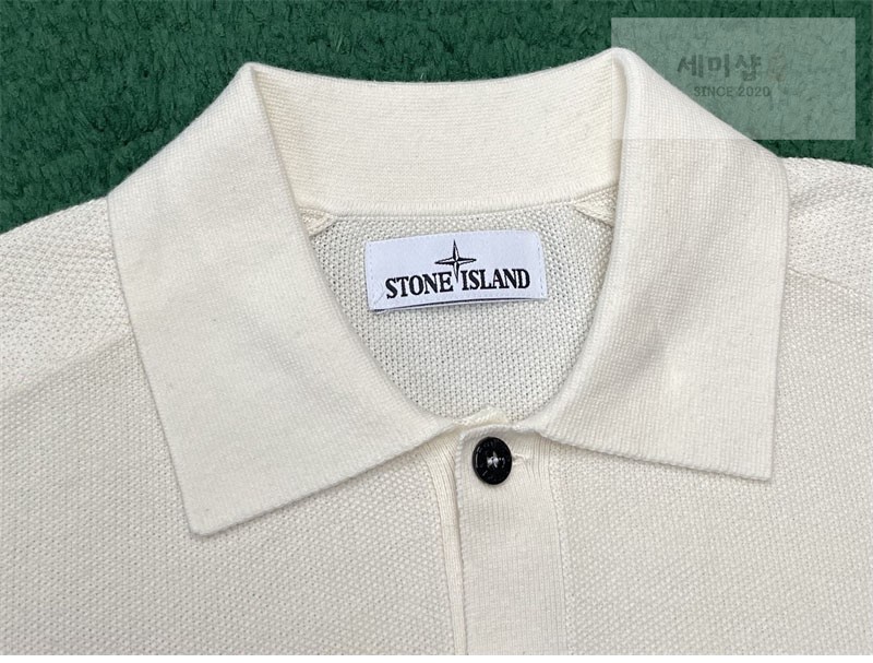 Stone Island 스톤아일랜드 오가닉 코튼 피케 폴로 셔츠 블랙 의류 18번 이미지