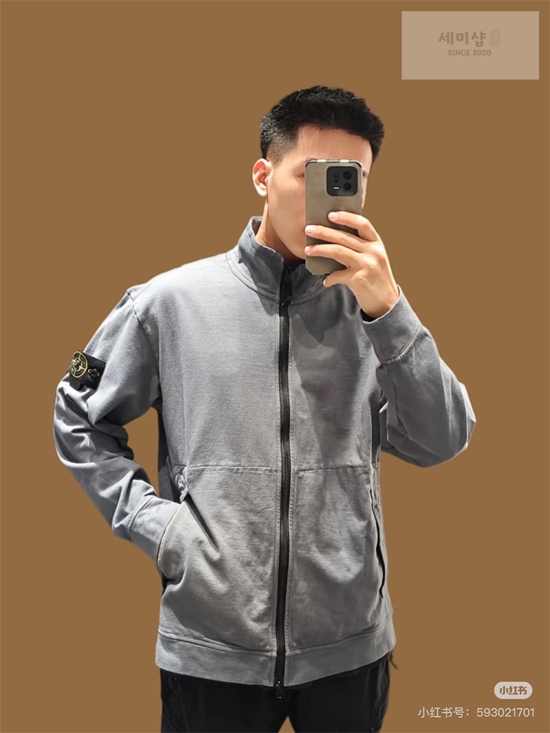 Stone Island 스톤아일랜드 와펜 패치 싱글 집업 재킷 의류 2번 이미지