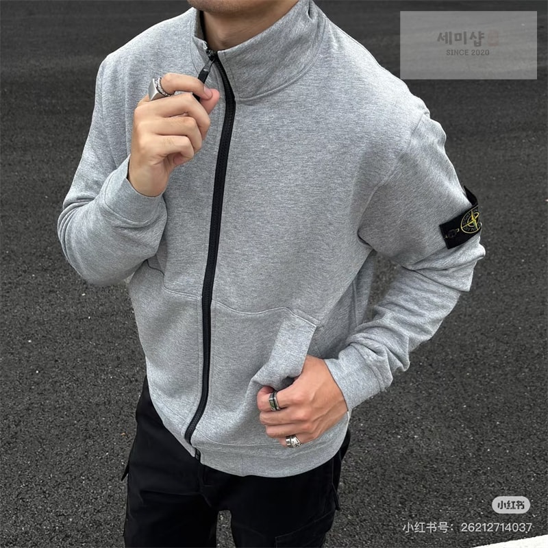 Stone Island 스톤아일랜드 와펜 패치 싱글 집업 재킷 의류 3번 이미지