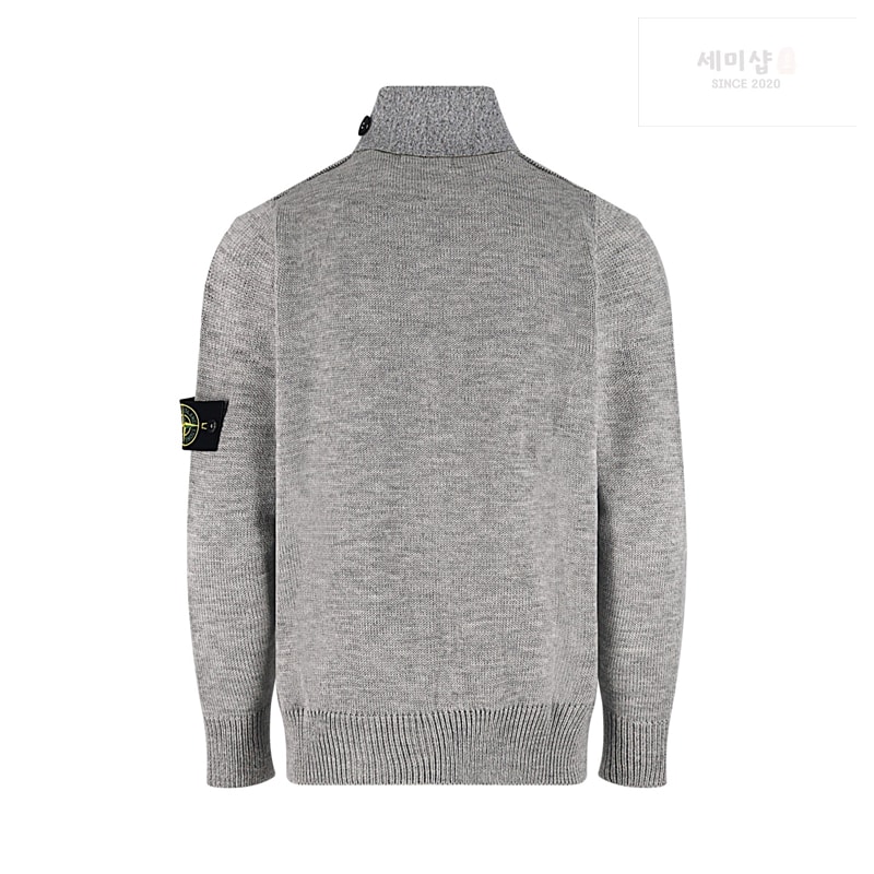 Stone Island 스톤아일랜드 와펜 하이넥 버튼 니트 스웨터 의류 12번 이미지