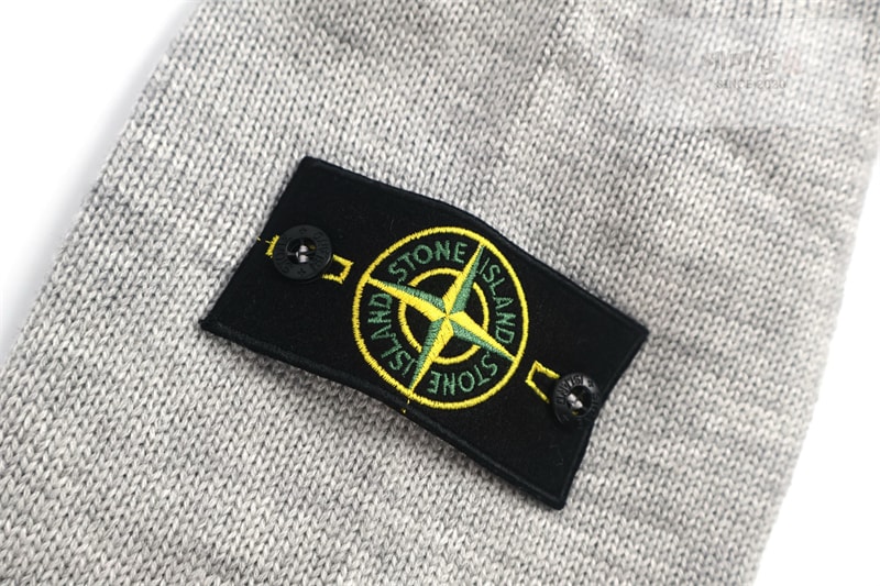 Stone Island 스톤아일랜드 와펜 하이넥 버튼 니트 스웨터 의류 8번 이미지