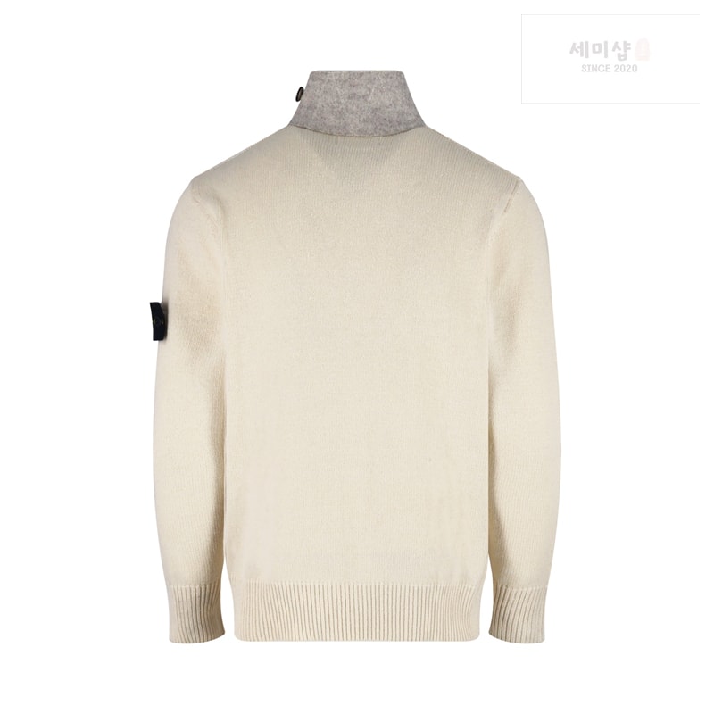 Stone Island 스톤아일랜드 와펜 하이넥 버튼 니트 스웨터 의류 13번 이미지