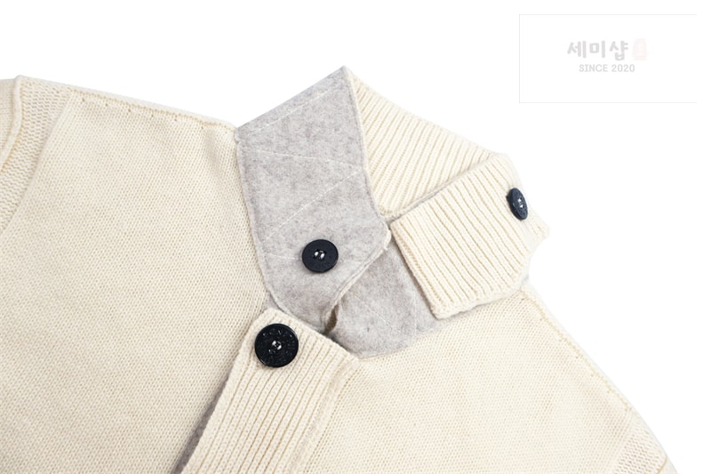 Stone Island 스톤아일랜드 와펜 하이넥 버튼 니트 스웨터 의류 6번 이미지