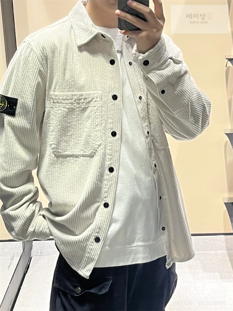 Stone Island 스톤아일랜드 코듀로이 오버셔츠 의류 3번 이미지