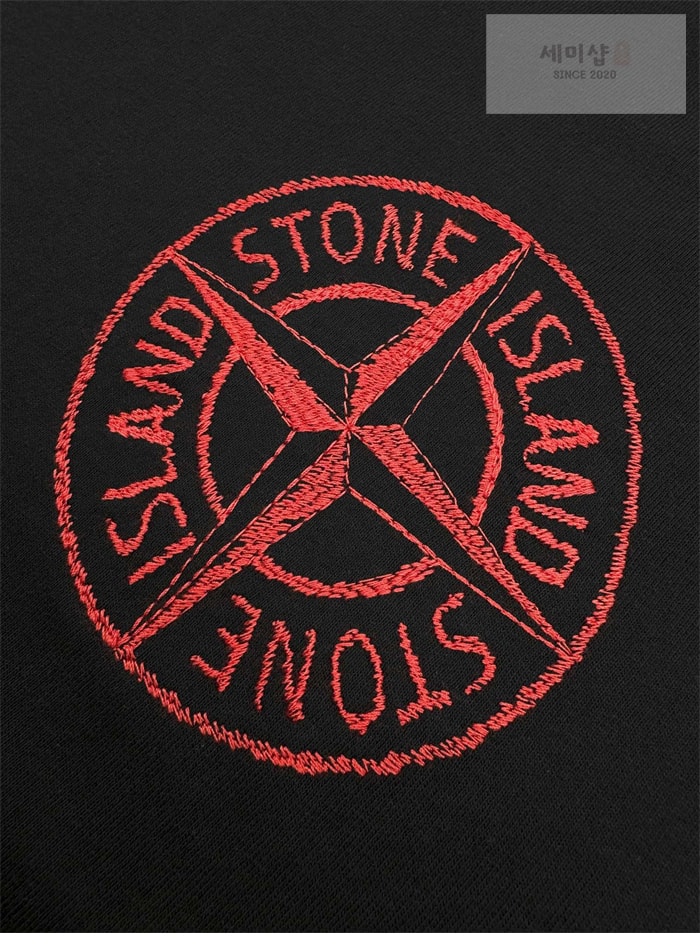 Stone Island 스톤아일랜드 콘트라스트 스티치 코마 코튼 티셔츠 의류 5번 이미지