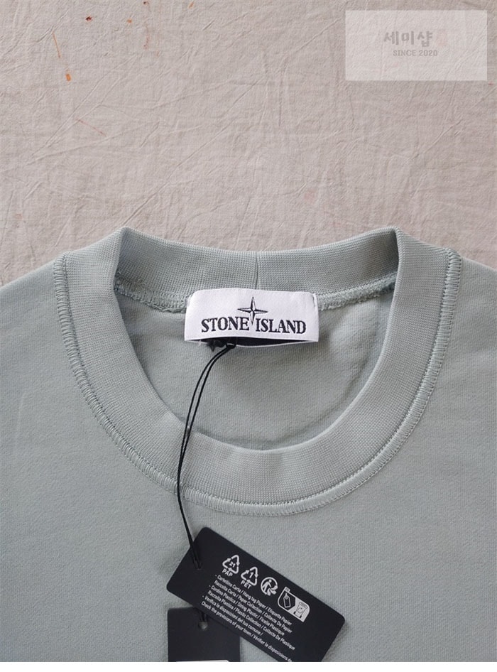 Stone Island 스톤아일랜드 크루넥 스웨트셔츠 맨투맨 63051 Pink 의류 10번 이미지