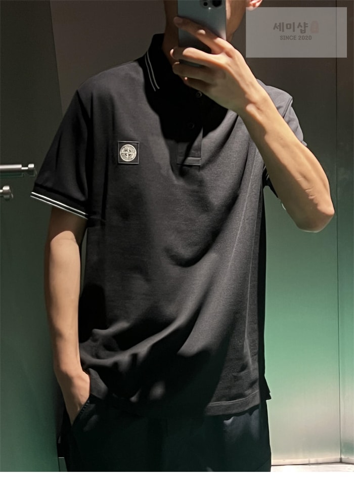 Stone Island 스톤아일랜드 폴로 반팔 티셔츠 레플리카 3번 이미지 - 의류 | 세미샵 레플리카 사이트