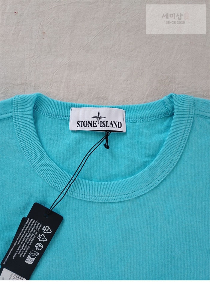 Stone Island 스톤아일랜드 23SS 20444 오버사이즈 핏 자수 티셔츠 White 의류 13번 이미지