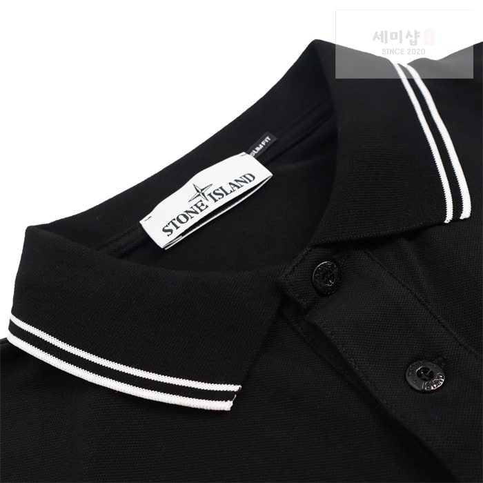 Stone Island 스톤 아일랜드 로고 블렌드 폴로 셔츠 22002SC 레플리카 5번 이미지 - 의류 | 세미샵 레플리카 사이트
