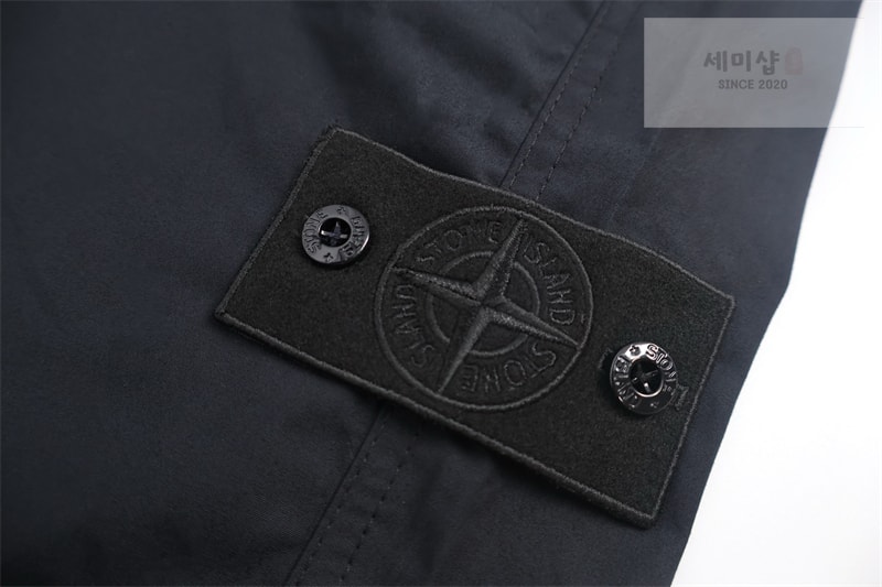 Stone Island 스톤아일랜드 멀티 컬러 크로스 세머터리 롱슬리브 티셔츠 블랙 의류 8번 이미지