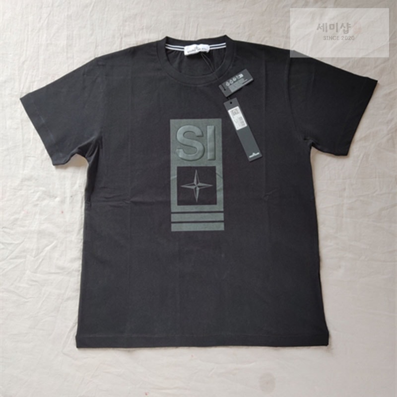 Stone Island 23SS 스톤아일랜드 2NS92 프린트 반팔 티셔츠 레플리카 1번 이미지 - 의류 | 세미샵 레플리카 사이트