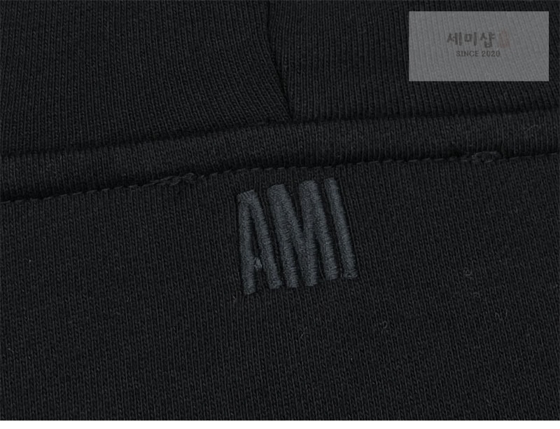 A M I 아미 드 꾀흐 스몰 하트 자수 후디 의류 8번 이미지