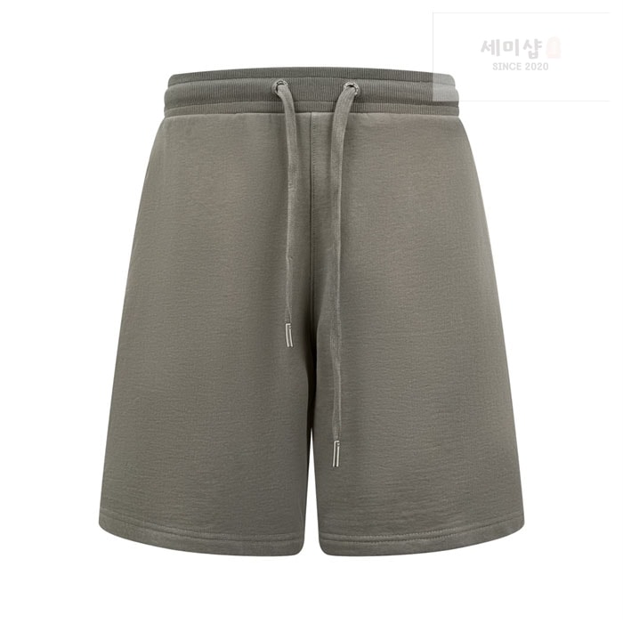 A M I 아미 하트 로고 자수 숏 팬츠 카키 의류 12번 이미지