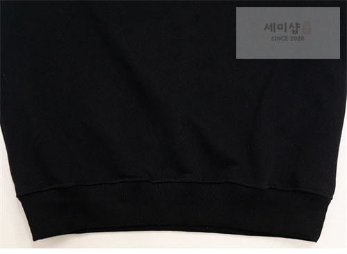 A M I 아미 24FW 스몰 하트 로고 맨투맨 블랙 의류 5번 이미지