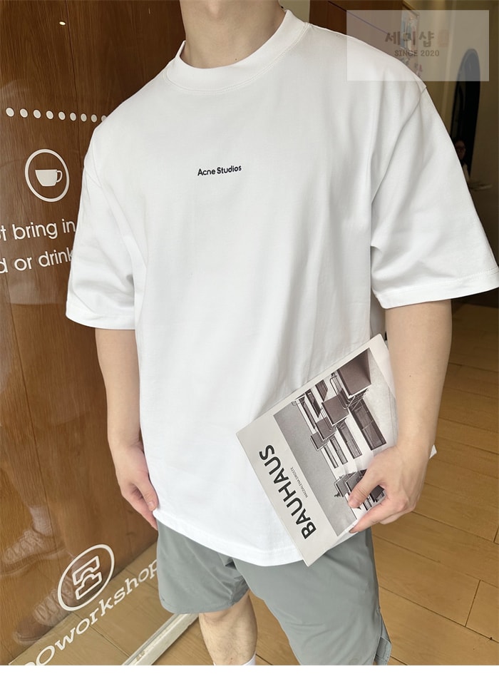 Acne Studios 아크네 로고 반팔 티셔츠 레플리카 4번 이미지 - 의류 | 세미샵 레플리카 사이트
