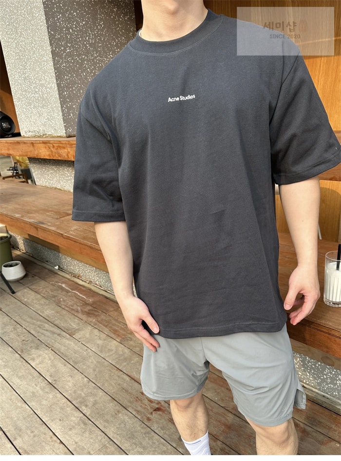Acne Studios 아크네 로고 반팔 티셔츠 레플리카 6번 이미지 - 의류 | 세미샵 레플리카 사이트