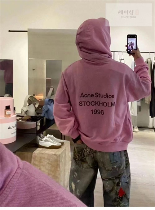 Acne Studios 아크네 로고 빈티지 오버사이즈 후디 4컬러 의류 43번 이미지