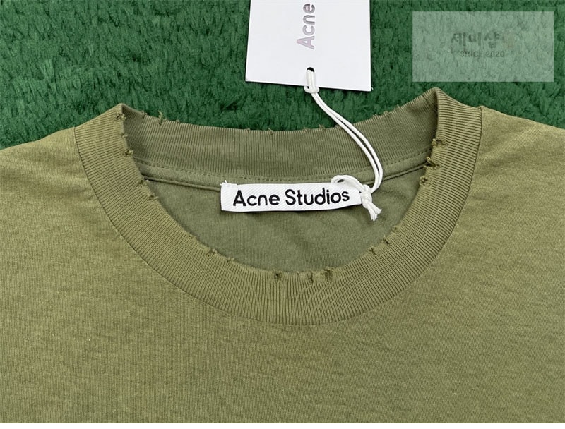 Acne Studios 아크네 로고 스톡홀름 1996 프린트 티셔츠 블랙 의류 18번 이미지