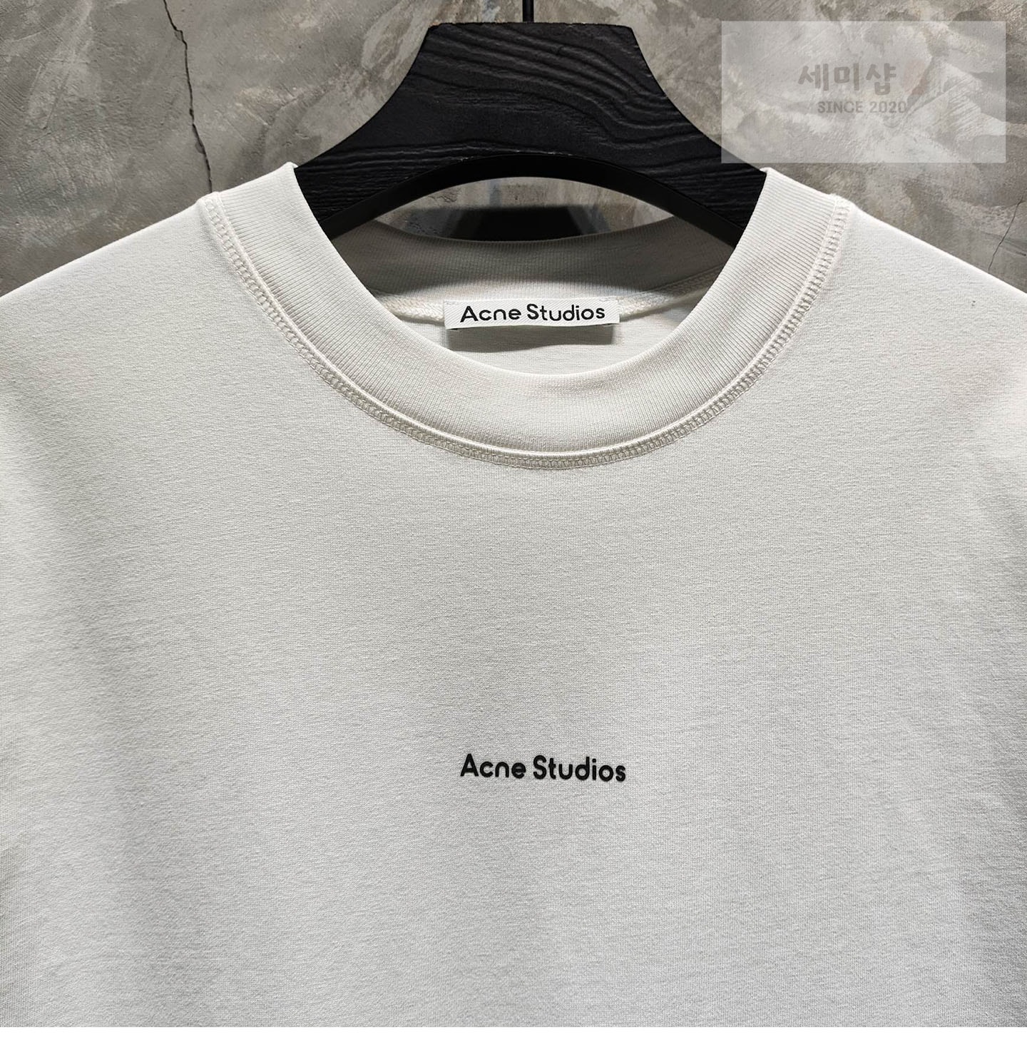Acne Studios 아크네 로고 오버핏 반팔 레플리카 4번 이미지 - 의류 | 세미샵 레플리카 사이트