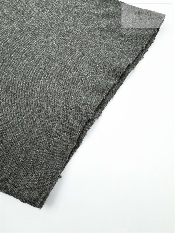 Acne Studios 아크네 버튼 로고 프린트 디스트레스 반팔 티셔츠 블랙 의류 9번 이미지