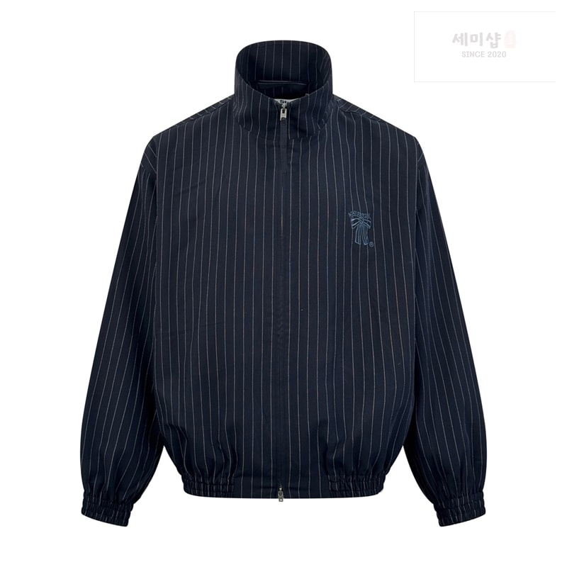 Acne Studios 아크네 스트라이프 하이넥 시즌 보우 자수 릴랙스핏 자켓 의류 13번 이미지