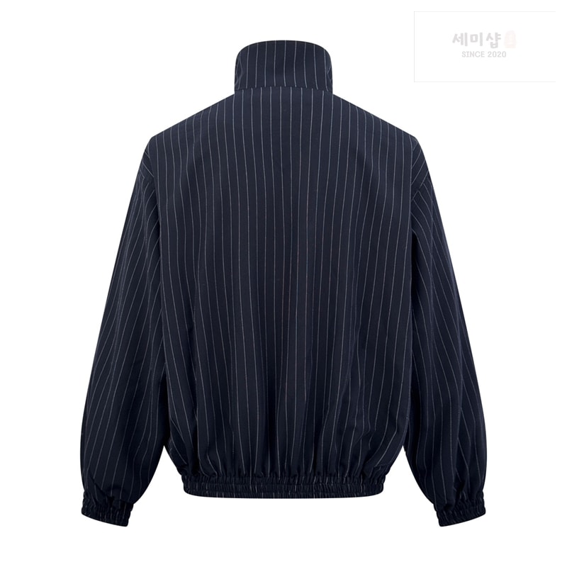 Acne Studios 아크네 스트라이프 하이넥 시즌 보우 자수 릴랙스핏 자켓 의류 12번 이미지