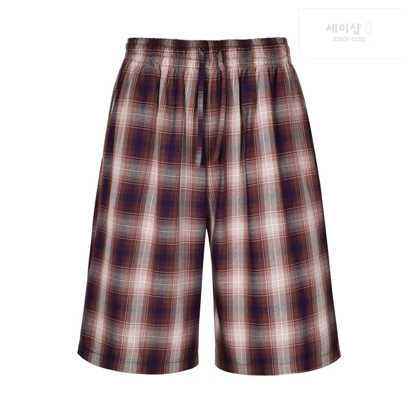 Acne Studios 아크네 체크 숏 팬츠 의류 5번 이미지