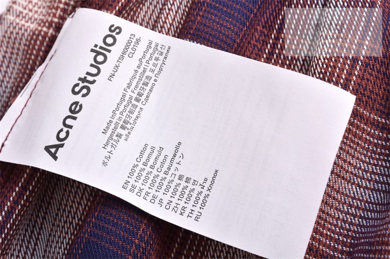 Acne Studios 아크네 체크 숏 팬츠 의류 11번 이미지