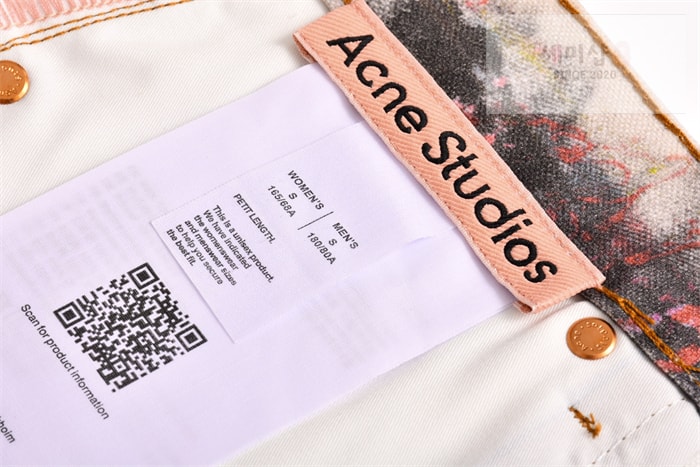 Acne Studios 아크네 트롱프뢰유 페인트 1981M 배기 데님 진 의류 14번 이미지