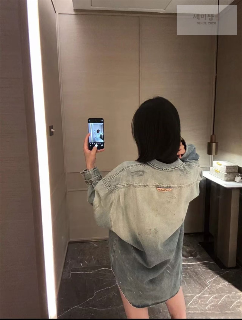 Acne Studios 아크네 페인트 워싱 데님 셔츠 의류 2번 이미지