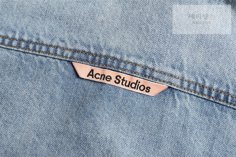Acne Studios 아크네 페인트 워싱 데님 셔츠 의류 9번 이미지