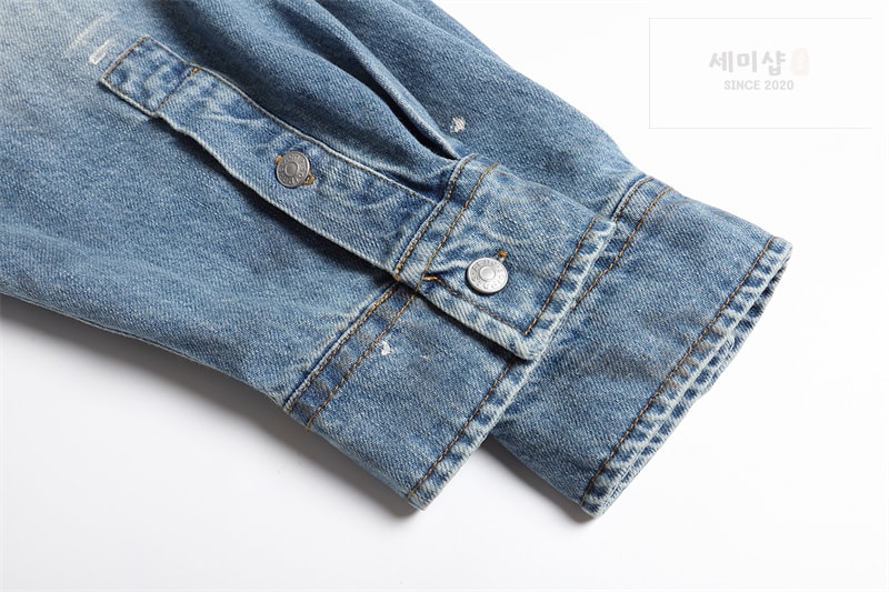 Acne Studios 아크네 페인트 워싱 데님 셔츠 의류 11번 이미지
