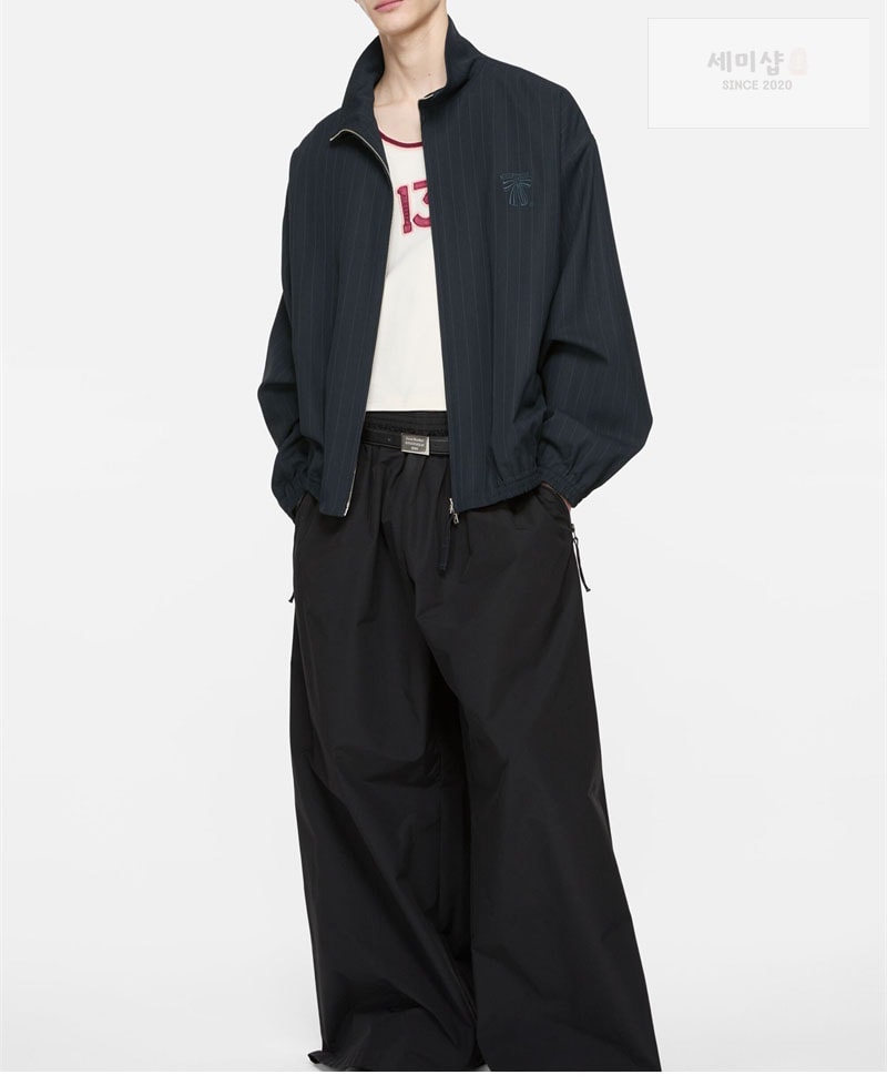 Acne Studios 아크네 핀 스트라이프 하이넥 시즌 보우 자수 릴랙스핏 자켓 레플리카 12번 이미지 - 의류 | 세미샵 레플리카 사이트