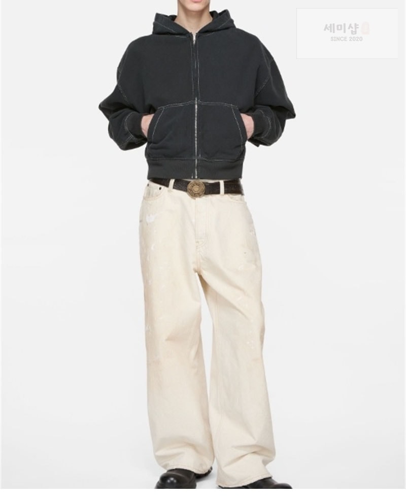 Acne Studios 아크네 후드 집업 스웨터 블랙 의류 23번 이미지
