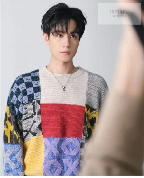 Acne Studios 아크네 23SS 패치워크 패턴 니트 스웨터 의류 13번 이미지