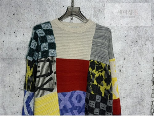 Acne Studios 아크네 23SS 패치워크 패턴 니트 스웨터 의류 12번 이미지