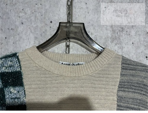 Acne Studios 아크네 23SS 패치워크 패턴 니트 스웨터 의류 21번 이미지