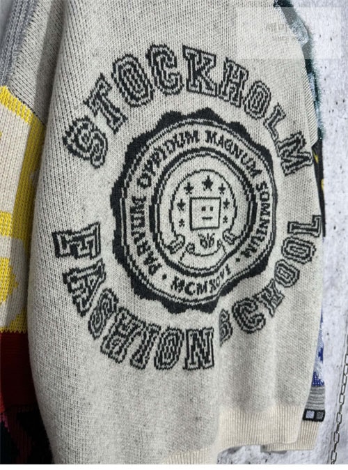 Acne Studios 아크네 23SS 패치워크 패턴 니트 스웨터 의류 6번 이미지