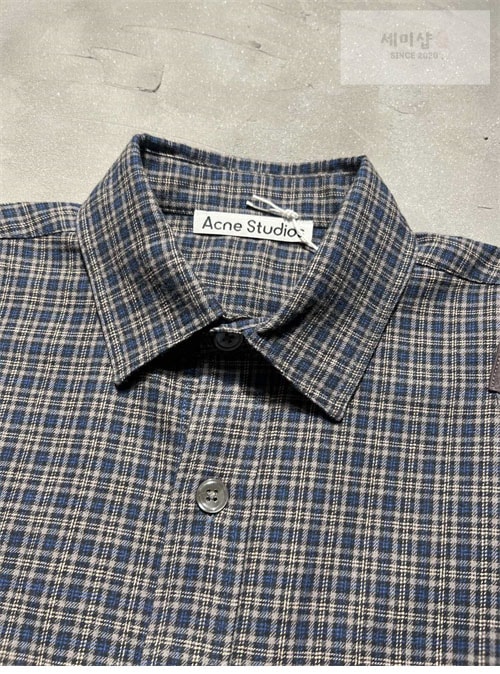Acne Studios 아크네 24FW 체크 플란넬 셔츠 의류 3번 이미지